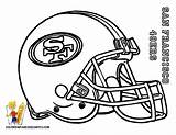 Coloring Pages Kids 49er 49ers Color Football Nfl Printable Sheets Francisco San Party Sheet Giants Logo Bday Boys Book Gif sketch template