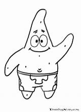 Patrick Coloring Print Pages Star Starfish Clipart Color Drawingnow Angry Library Step Kids Popular sketch template
