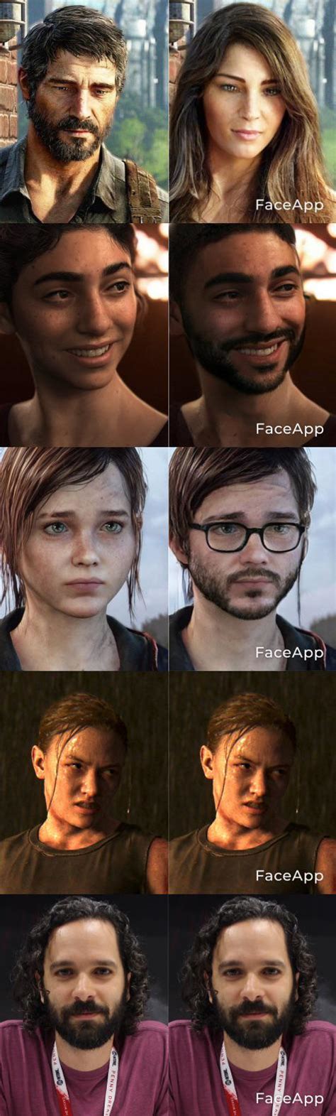 I Ran Characters From The Tlou2 Through Faceapp To See