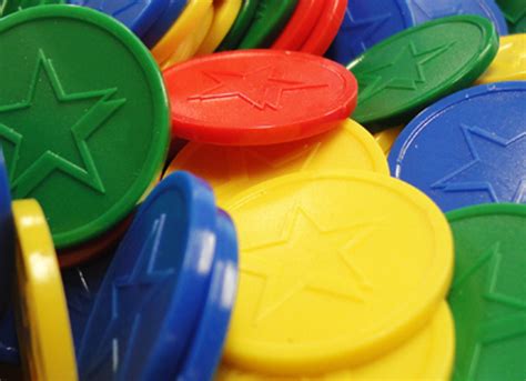 eco large  school reward starter pack tokens primary colours