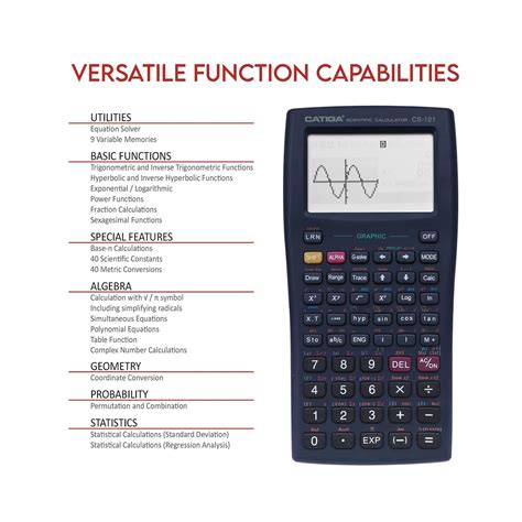 catiga cs  scientific calculator  graphic functions multiple modes   ebay