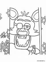 Freddy Nights Five Coloring Pages Printable Print sketch template