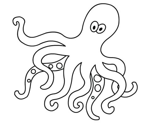 octopus drawing  kids  getdrawings