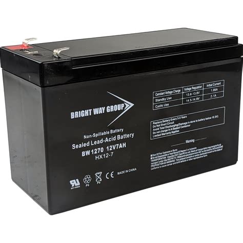 12 Volt 7 Ah Sealed Lead Acid Rechargeable Battery F1 Terminal
