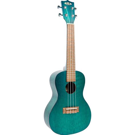 kala blue exotic mahogany concert ukulele blue guitar center