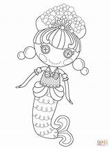 Lalaloopsy Coloring Mermaid Pages Baby Girls Bubbly Printable Color Getcolorings Drawing Print Dolls Kids sketch template