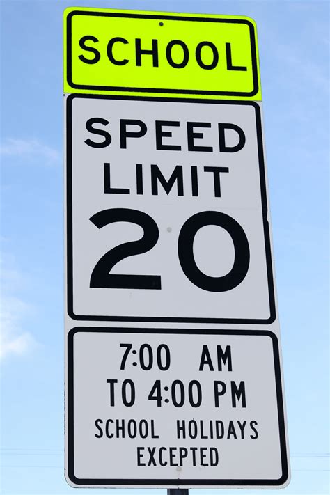 school speed limit  sign picture  photograph  public domain