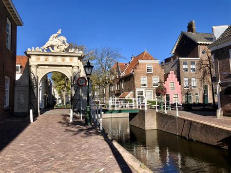 day  leiden  lovely town   prestigious university  postcard