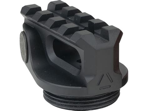 strike industries picatinny stock adapter ar  aluminum flat dark