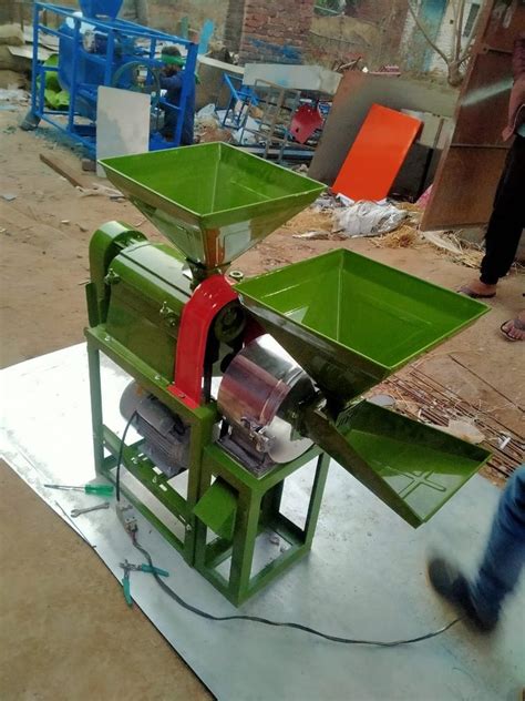 Automatic Combined Mini Rice Mill And Flour And Masala Chakki 3 Hp