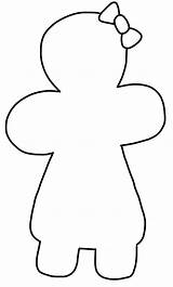 Body Template Kids Outline Child Clipart Clip sketch template