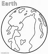 Planet Coloring Earth Pages Printable Kids sketch template