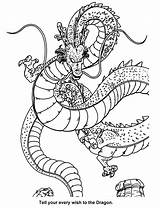 Dragonball Shen Picgifs Dragão sketch template