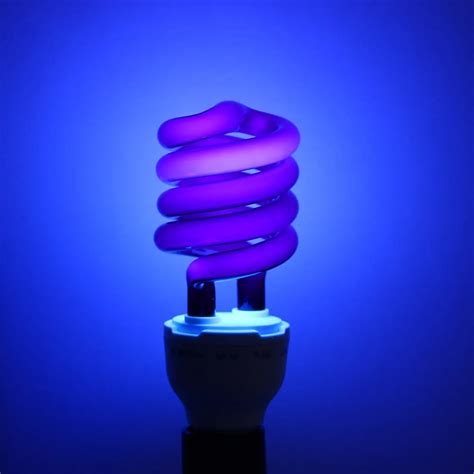 ww  ultraviolet uv spiral energy saving black light lamp  traps insects stage