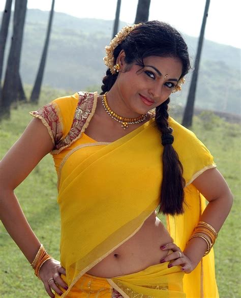 Meenakshi Sexy Navel Show In Half Saree Actress Photos Stills