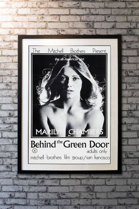 behind the green door poster 1972 for sale at 1stdibs