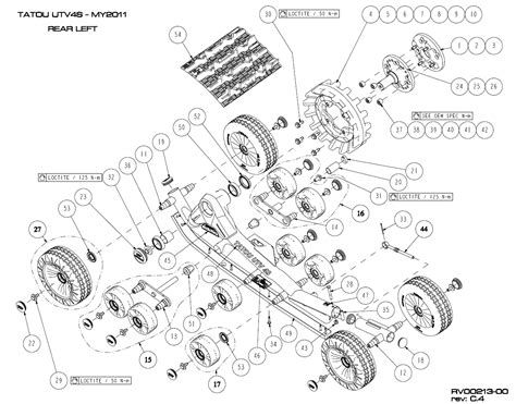 auto parts accessories  camoplast utv atv  tooth rear track sprocket