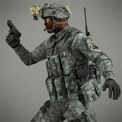 Military Male Soldier 3d Model 3d Model Military Soldier