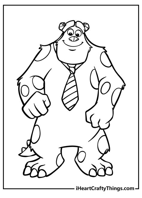 monsters  coloring pages sully monsters  coloring pages mike