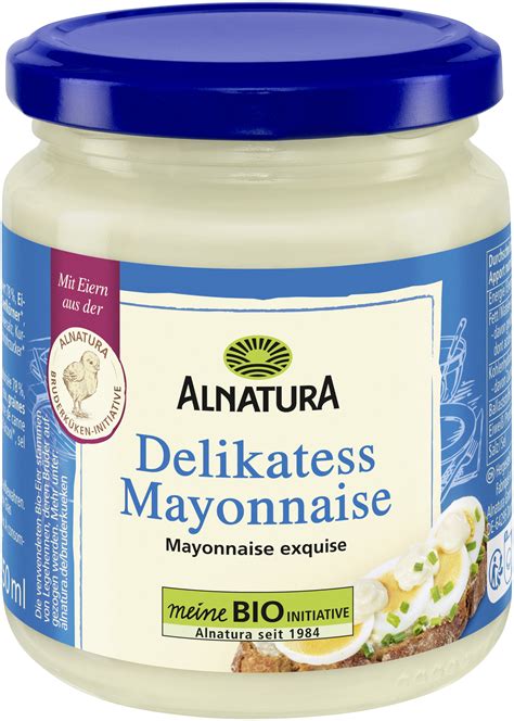 delikatess mayonnaise  ml  bio qualitaet von alnatura