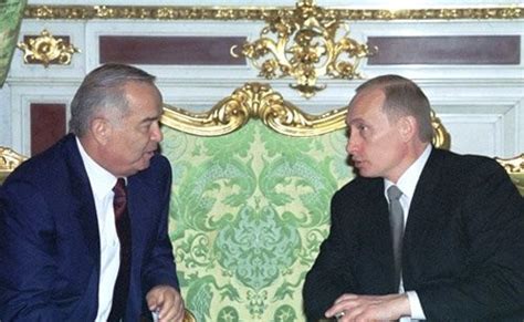 President Vladimir Putin And Uzbek President Islam Karimov Held Talks