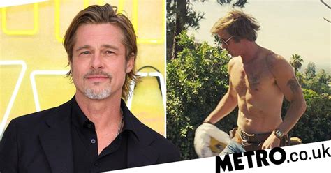 Brad Pitt Took Shirtless Scenes Seriously For Once Upon A