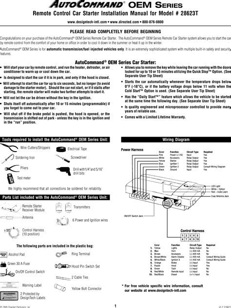 remote start wiring diagrams  wiring diagram
