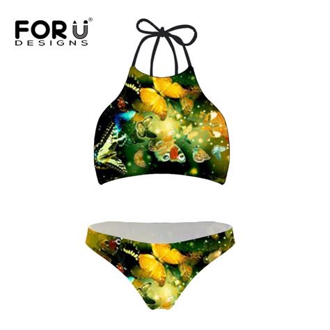 Forudesgins Sexy Bikini Set Swimwear Female Womens Swimming Suit