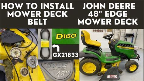 belt diagram  john deere    mower deck