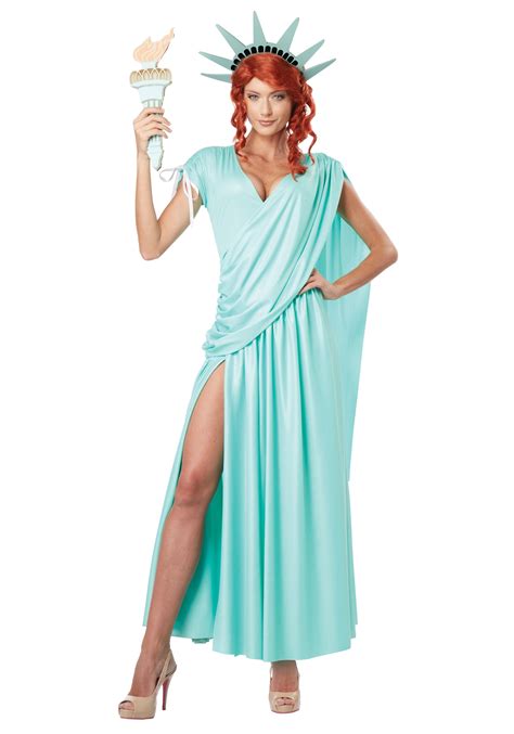 womens lady liberty costume