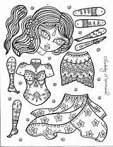 Puppets Ballerina Articulated Chubbymermaid Puppet sketch template