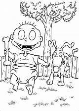 Rugrats Coloring Pages Printable Books sketch template