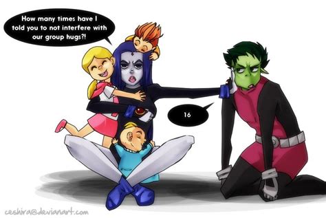 Group Hugs By Ceshira On Deviantart Teen Titans Original Teen
