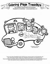 Coloring Pages Schoolbus School Bus Big Ready Learn sketch template