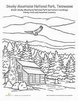 Smoky Sheets Appalachian Sequoia Adult Parks Worksheet Worksheets sketch template