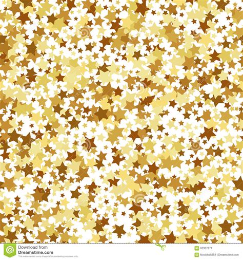gold star seamless pattern stock vector illustration  beige