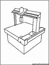 Machines Simple Coloring Pages Getcolorings Getdrawings Color sketch template