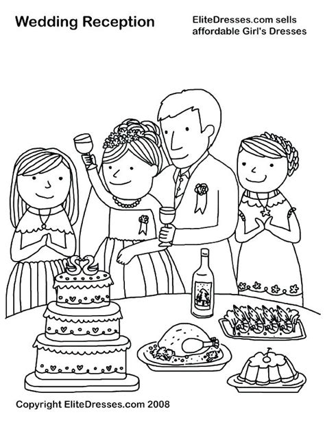 wedding themed coloring pages  getcoloringscom  printable