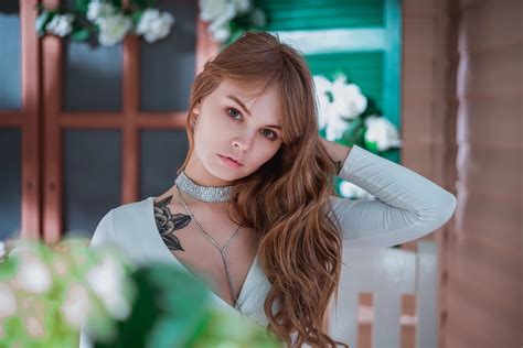 2048x1366 Model Russian Necklace Woman Anastasiya Scheglova