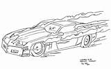 Coloring Pages Template Wrecked Cars Car sketch template