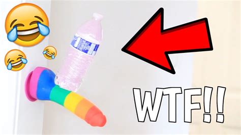 Dildo Water Bottle Flip Amazing Sex Toy Flip