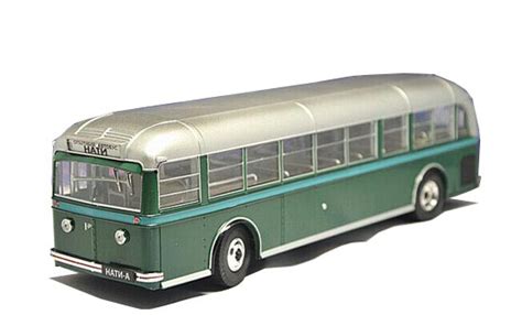1 43 Scale Green Silver Ultra Die Cast Bus Model [nb8t702