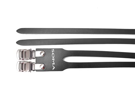 double leather toe straps soma fabrications