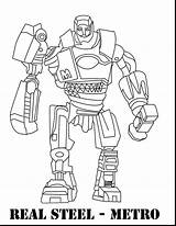 Steel Robot Real Coloring Pages Atom Drawing Robots Boy Noisy Getdrawings Getcolorings Paintingvalley sketch template