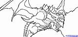 Dragon Coloring Pages Skyrim Scary Cool Realistic Print Head Printable Color Step Getcolorings Teenagers Getdrawings Drawing Popular sketch template
