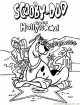 Coloring Scooby Doo Pages Printable Color Online Cartoons Sheets Hollywood sketch template