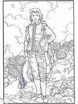 Coloring Pages Gainsborough Famous Printable Boy Blue Colouring Books Color Painter Paintings Thomas Book Artists Sheets Funnycoloring Kunst Berühmte Künstler sketch template