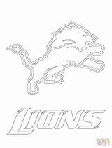 Lions Coloring Football Pages Nfl Getcolorings sketch template