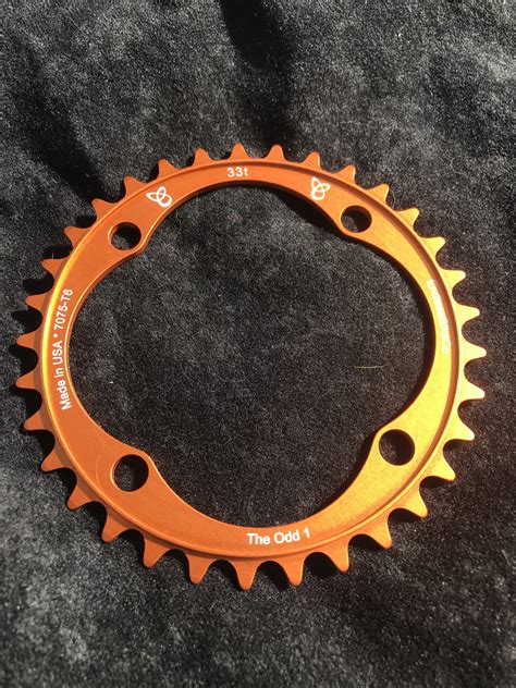 narrow wide chainring  orange single speed cogs narrow wide chainrings