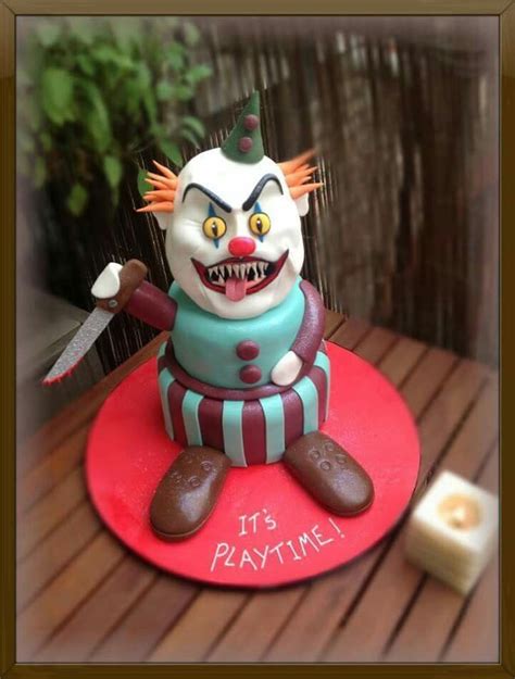 Cake Halloween Clown Scary Halloween Cakes Scary Cakes Haunted House